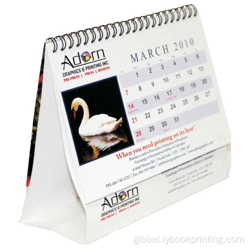 custom calendar Promotional custom desk paper spiral wall calendar OEM Factory